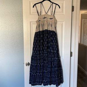 Free People Maxi Print Dress Size Medium